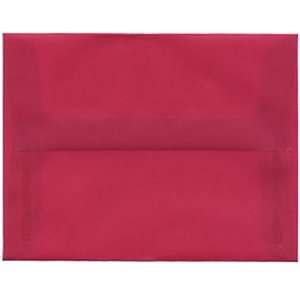   Pink Translucent Vellum (see through) Envelope   1000 envelopes per