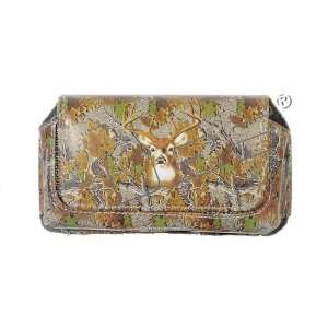  Camouflage Hunter Series Woods Forest Deer Pouch For HTC Status 