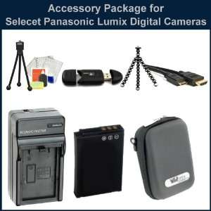  Accessory Package for Panasonic Lumix DMC 3D1/DMC ZS20/DMC 