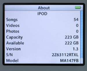 Toshiba 240GB MK2431GAH Hard Drive for 5th Gen iPod Video  