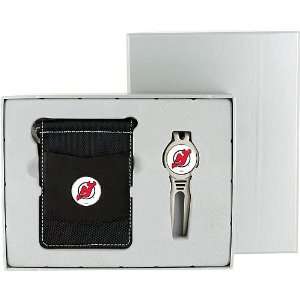 McArthur New Jersey Devils Swing Bar Money Clip & Divot with Removable 