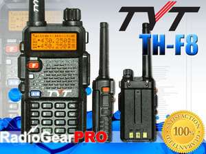 TYT TH F8 UHF Handheld Dual Display Ham Radio Earpiece  