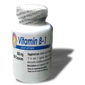  Vitamin B1 500mg (100 capsules)