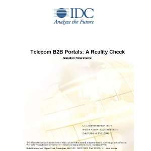  Telecom B2B Portals A Reality Check Rona Shuchat Books