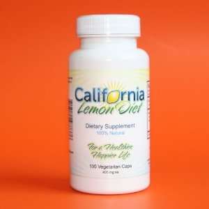 CALIFORNIA LEMON DIET 100% Natural Lemonade Diet Capsules 100 Ct.