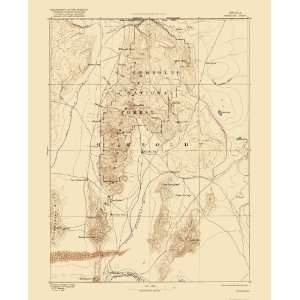  USGS TOPO MAP PARADISE SHEET NEVADA (NV) 1893