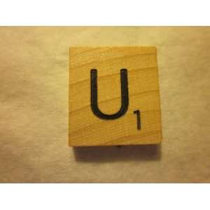 Scrabble Game Piece: Letter U