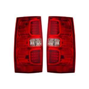  07 11 Chevy Surburban Red/Clear Tail Lights Automotive