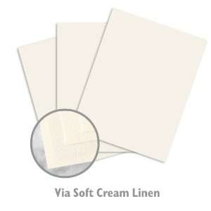  Via Linen Soft Cream Paper   750/Carton