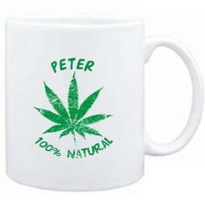  Mug White  Peter 100% Natural  Male Names Sports 