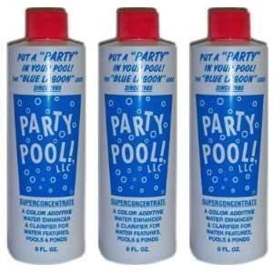   Party Pool Color Additive Blue Lagoon 47016 00008 Patio, Lawn