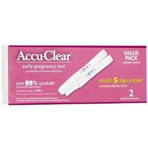  Accu Clear Pregnancy Test 2 ct (Quantity of 4) Health 