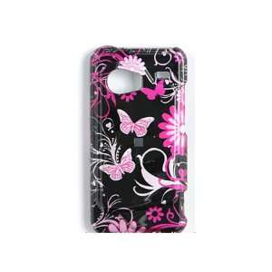  HTC Droid Incredible Graphic Case   Pink Butterfly: Cell 