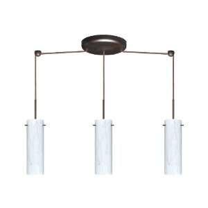  Besa Lighting 3BB 493019 BR 3 Light Copa Linear Multi 