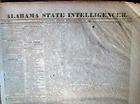 1830 Tuscaloosa ALABAMA newspaper DAVY CROCKETT + Slave  