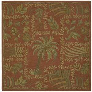   Kaleen 7806 55 Tara Squared Lanai Cinnamon Wool Rug Furniture & Decor