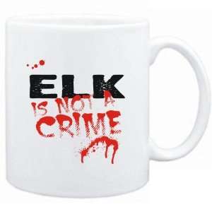   White  Being a  Elk is not a crime  Animals