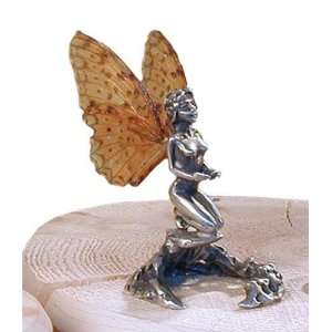  Pewter Faery W/genuine Butterfly Wings (Angela, the Faery 