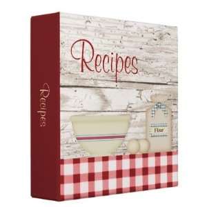  Country Baking Recipe Binder (2 )