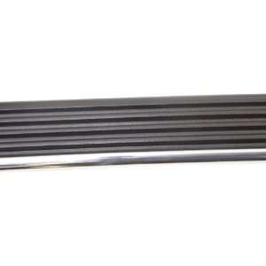   Black with Chrome Insert Exterior Truck Body Side Molding: Automotive