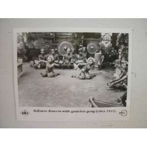  Balinese Dancers with Gamelong Gong Press Kit Photo The 