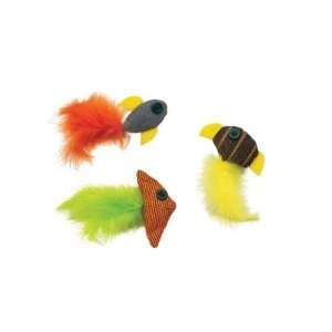   Ethical Cat 688884 Fish N Fun Ballistic Toy   Assorted