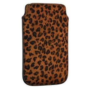  iPod Touch 4g Genuine Pony Leather Vertical Sleeve 
