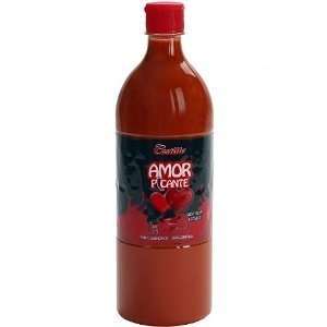 Castillo Amor Black Label Hot Sauce, Picante 33 ounce Bottles  