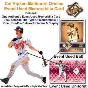  Baltimore Orioles Cal Ripken Jr. Event Used Memorabilia 