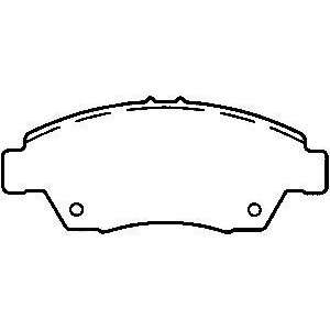  Bendix RD621 Front Brake Pad Automotive