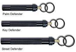   with built in pepper spray 3 in one self defense key flail mini baton