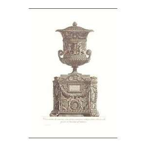    Classical Urns And Vases (Bandw) Poster Print