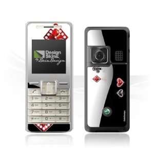  Design Skins for Sony Ericsson K200i   Cards Design Folie 