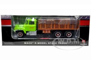 Brand new 1:34 scale diecast model car of Mack R Model Stake Truck 