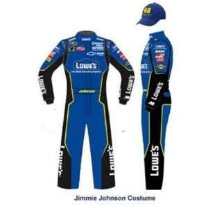 Jimmie Johnson 2008 Youth Costume with Hat & Trick or Treat Bag, Small