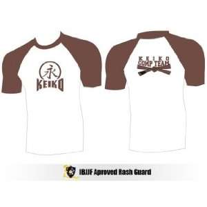  Keiko IBJJF Rash Guard   SS Brown