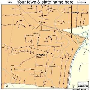  Street & Road Map of Mount Carmel, Ohio OH   Printed 
