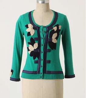 New Anthropologie Remaining Lilies Cardigan Size XS S M  