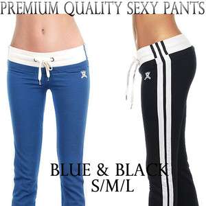 NWT Sexy Women Tracksuit Sports Fitness Yoga Running Two Line Pants 