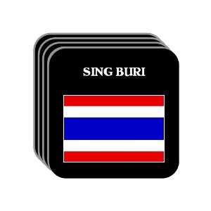  Thailand   SING BURI Set of 4 Mini Mousepad Coasters 