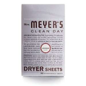  Mrs. Meyers Dryer Sheets in Lavender, 3 Boxes of 80 Sheets 