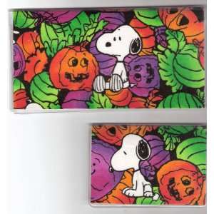   Cover Debit Set Peanuts Snoopy Pumpkin Patch 