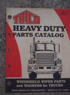 1985 Trico Heavy Duty Truck Wiper Parts Catalog %  