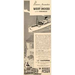   Fleet Cruise Vacation Ship Travel   Original Print Ad: Home & Kitchen