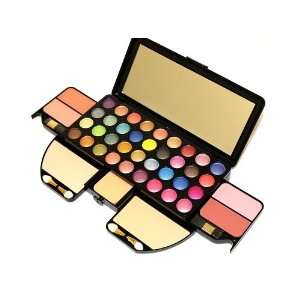  36 Neon Matt Color Eyeshadow Blush Face Powder Travel Make 