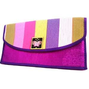   Rainbow Purple Wallet Clutch Handbag Organizer Purse: Everything Else
