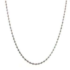  16 Adjustable Multi Faceted Bead Necklace From Barrocos Jewelry