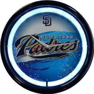   Street Signs San Diego Padres Plasma Clock: Sports & Outdoors