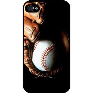  Rikki KnightTM Baseball with Glove Design Black Hard Case 