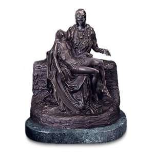  Metal Urns: Pieta with Museum Patina Cast Bronze Urn: Home 